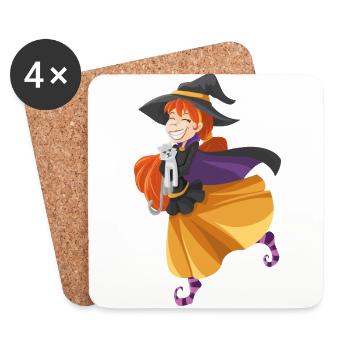 hallowee N70 - Dessous de verre (lot de 4) - blanc - Devant