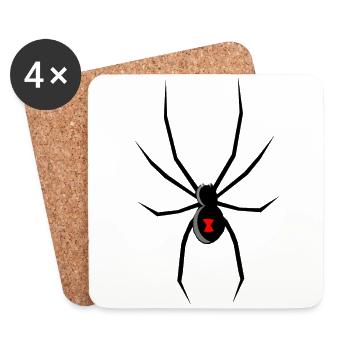 spid 48 - Dessous de verre (lot de 4) - blanc - Devant