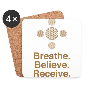 Head 89 - Coasters (set of 4) - white - Front