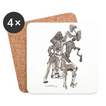 New story - Coasters (set of 4) - white - Front