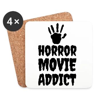 Acteur Cineast Movies Déclaration Nuit Cinéma - Dessous de verre (lot de 4) - blanc - Devant