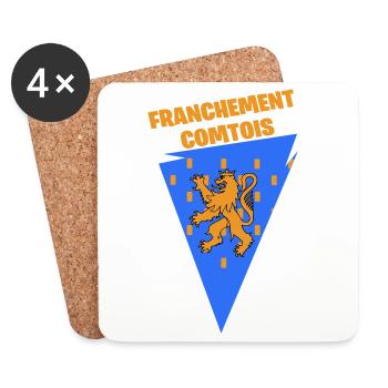 Ehrlich gesagt Comtois - Untersetzer (4er-Set) - Weiß - Vorne