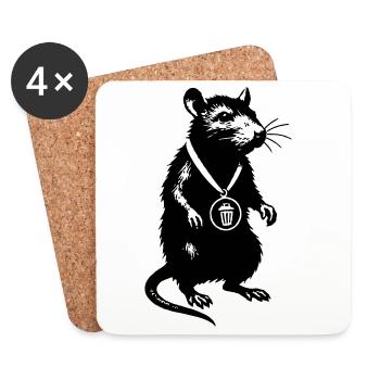 Please upload design - Coasters (set of 4) - white - Front