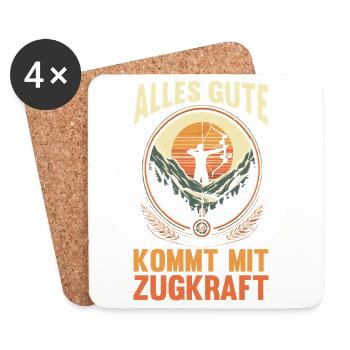 Archery Archery Archery - Coasters (set of 4) - white - Front
