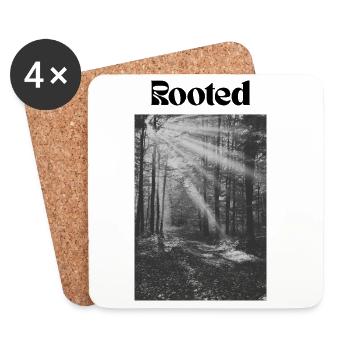Rooted - Untersetzer (4er-Set) - Weiß - Vorne