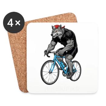 Vélo de route Vélo Vélo Sport Vélo VTT - Dessous de verre (lot de 4) - blanc - Devant