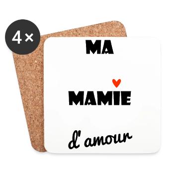MY LOVING GRANNY - Coasters (set of 4) - white - Front