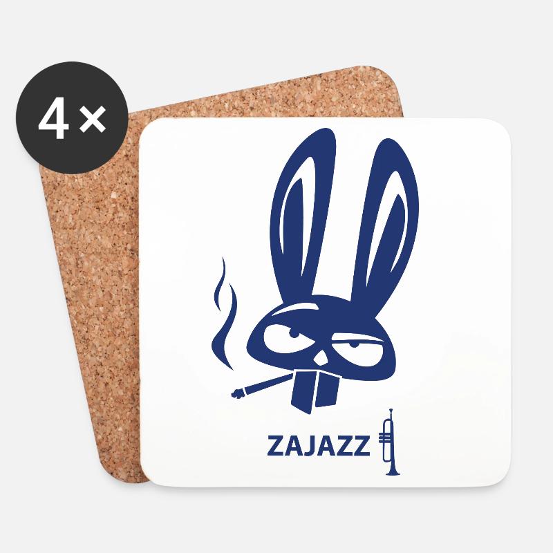 ZAJAZZ - Untersetzer (4er-Set) - Weiß