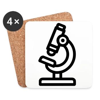 Microscope - Coasters (set of 4) - white - Front