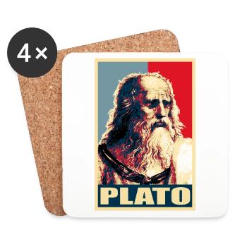 Plato - Untersetzer (4er-Set) - Weiß - Vorne