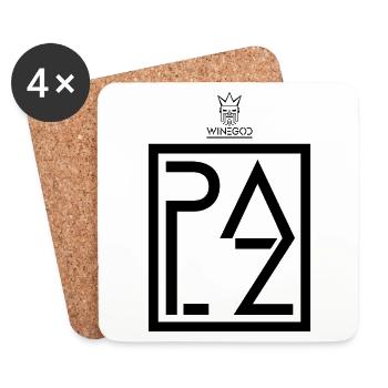 Palz Winegod - Untersetzer (4er-Set) - Weiß - Vorne