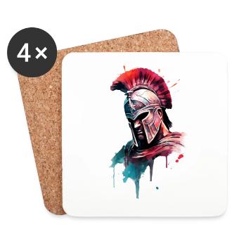 Gladiator - Coasters (set of 4) - white - Front