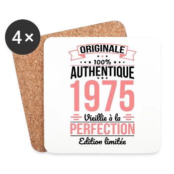 50th Anniversary - Original - 1975 - Coasters (set of 4) - white - Front