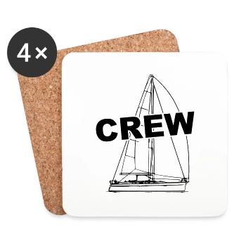 Yacht Crew - Untersetzer (4er-Set) - Weiß - Vorne