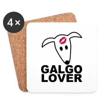 Galgolover - Untersetzer (4er-Set) - Weiß - Vorne