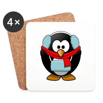 penguin93 - Coasters (set of 4) - white - Front