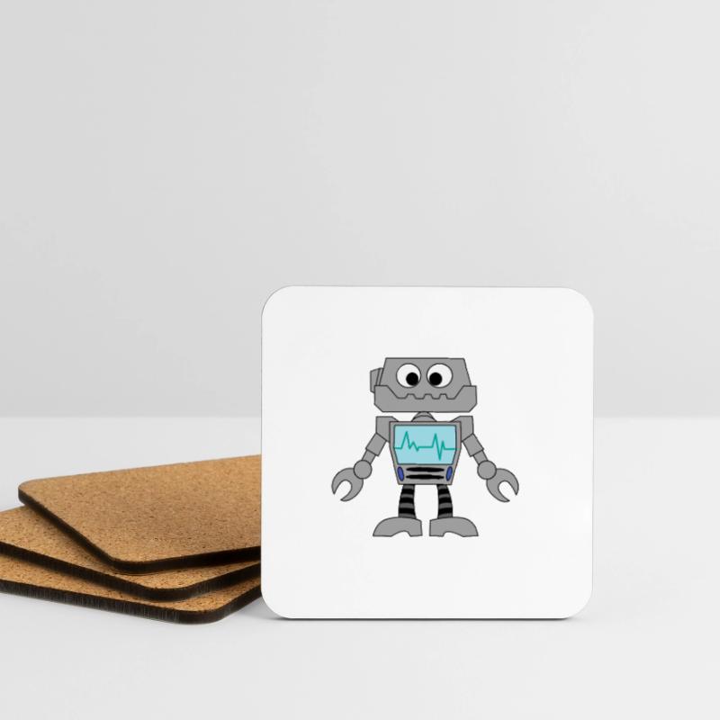 Robot Technology Computer Electronics Idée cadeau Dessous de verre (lot de 4)