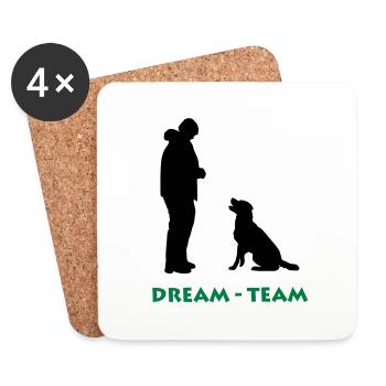 Dream-Tream - Untersetzer (4er-Set) - Weiß - Vorne