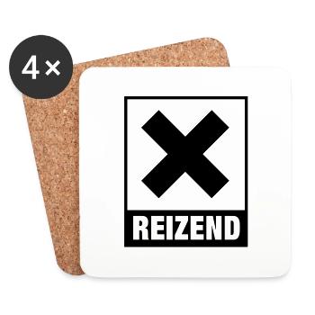 reizend__f1 - Untersetzer (4er-Set) - Weiß - Vorne