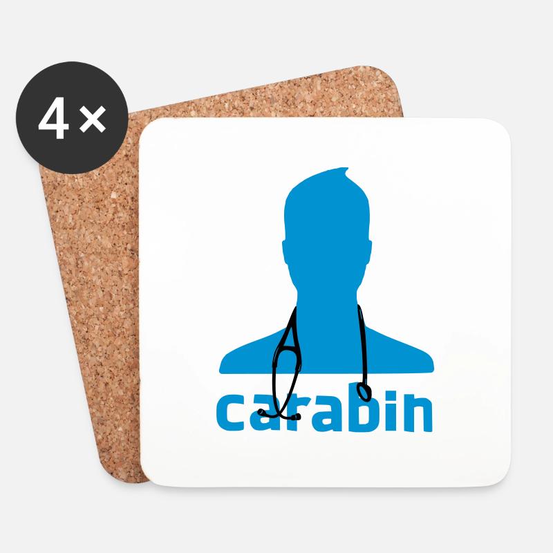 carabin - Untersetzer (4er-Set) - Weiß