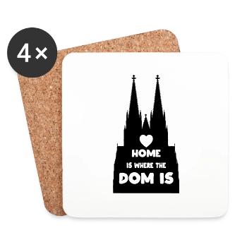 Cologne - Coasters (set of 4) - white - Front