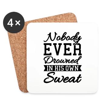 Success motivaton - Coasters (set of 4) - white - Front