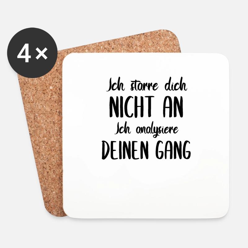 Physiotherapie Physiotherapeut Gang Geschenk - Untersetzer (4er-Set) - Weiß