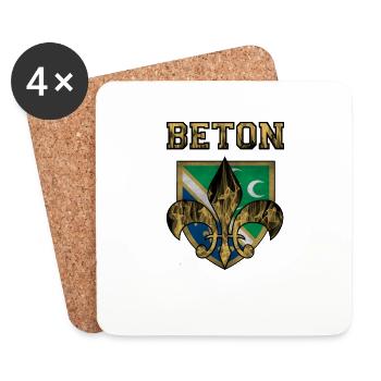 Sandzak Beton. Proud Sandzak fire - Untersetzer (4er-Set) - Weiß - Vorne