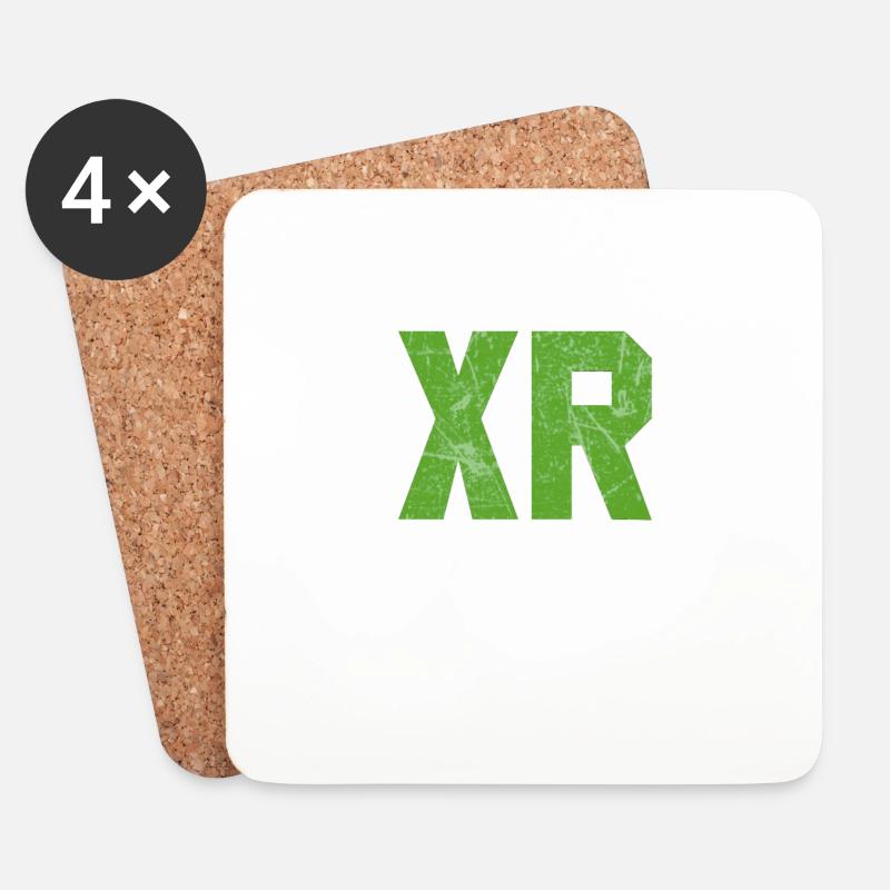 XR Green Rebel - Untersetzer (4er-Set) - Weiß