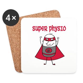Physio - Untersetzer (4er-Set) - Weiß - Vorne