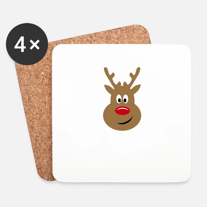 Mein erstes Weihnachten - Untersetzer (4er-Set) - Weiß