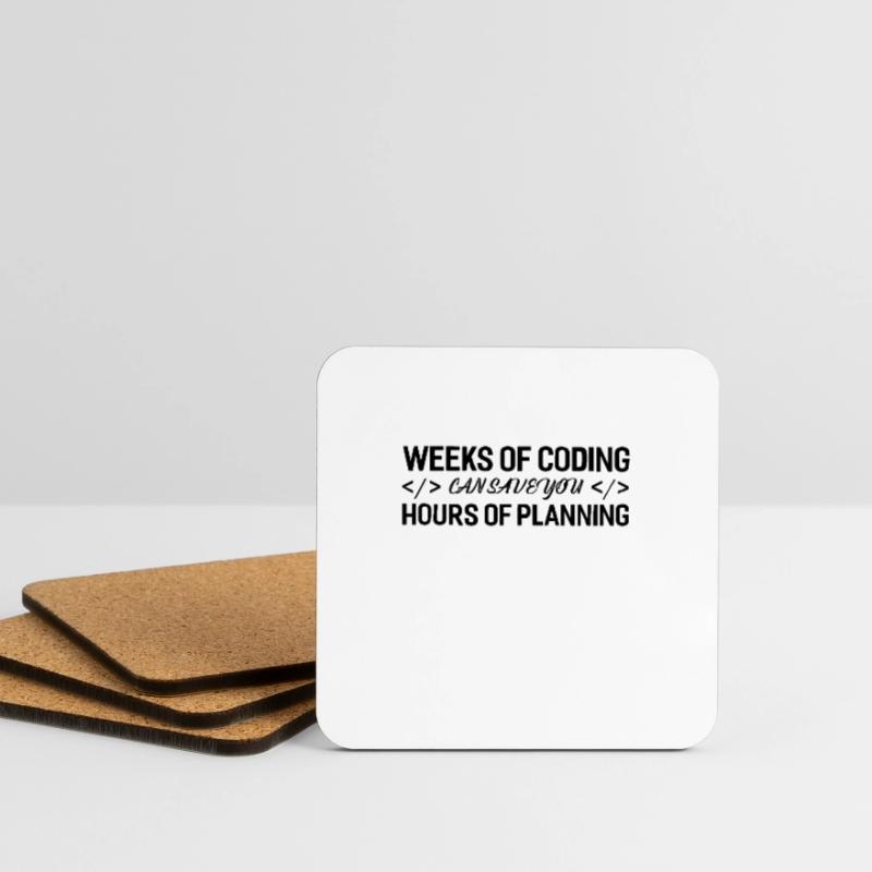 Programmierer Wochen Von Coding Untersetzer (4er-Set)