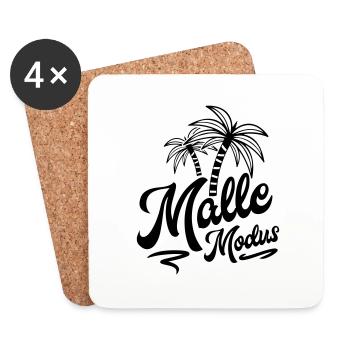 malle modus palm - Untersetzer (4er-Set) - Weiß - Vorne