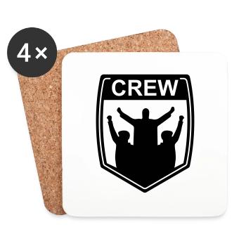 crew - Dessous de verre (lot de 4) - blanc - Devant