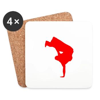 break dance is my life - Coasters (set of 4) - white - Front
