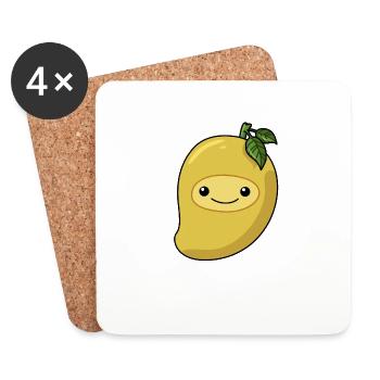 Comic Mango - Coasters (set of 4) - white - Front