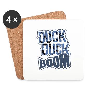 hunt - Coasters (set of 4) - white - Front