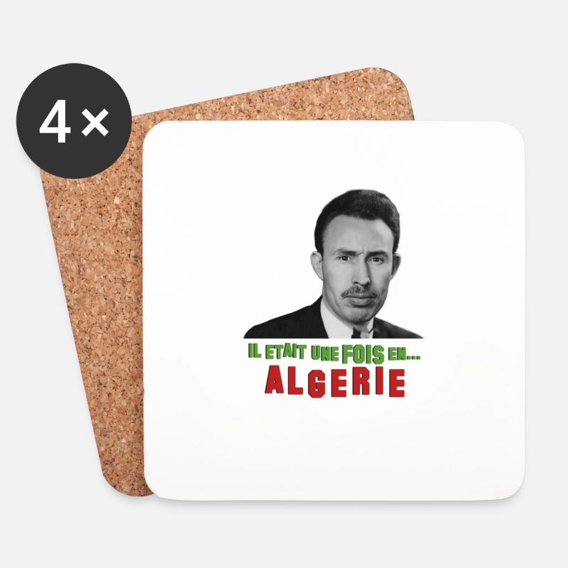 Es war einmal in Algerien - Untersetzer (4er-Set) - Weiß