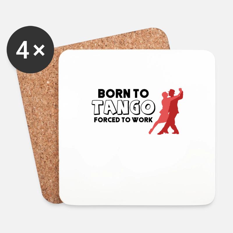 Tango - Untersetzer (4er-Set) - Weiß