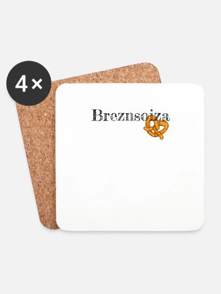 Breznsoiza - Untersetzer (4er-Set) - Weiß