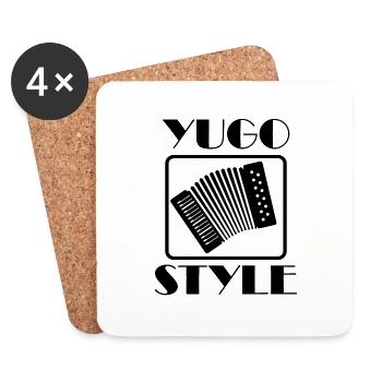 yugo style - Coasters (set of 4) - white - Front