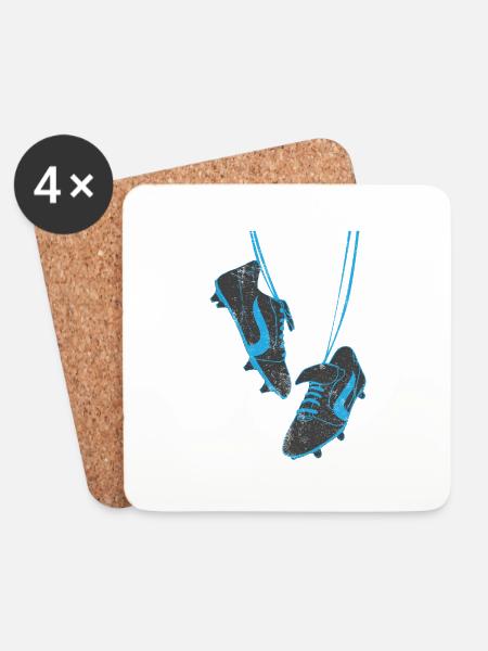 Sneaker - Untersetzer (4er-Set) - Weiß