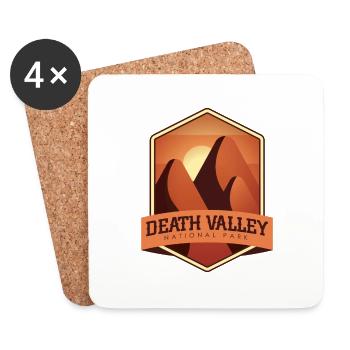Death Valley National Park - Dessous de verre (lot de 4) - blanc - Devant