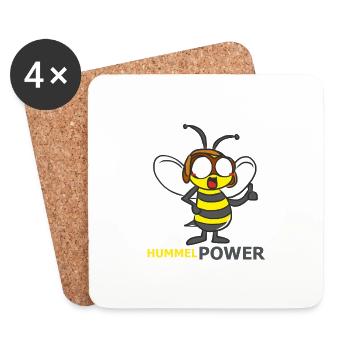HUMMEL - Untersetzer (4er-Set) - Weiß - Vorne