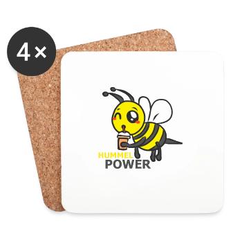 HUMMEL - Untersetzer (4er-Set) - Weiß - Vorne