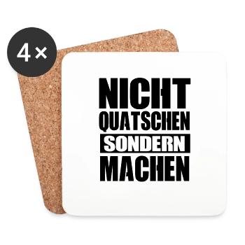 Handwerker Handwerk Geschenk - Untersetzer (4er-Set) - Weiß - Vorne