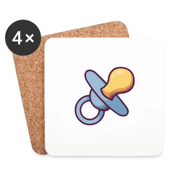 Baby Essential - Coasters (set of 4) - white - Front