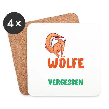 Mythologie nordique des runes germaniques vikings - Dessous de verre (lot de 4) - blanc - Devant