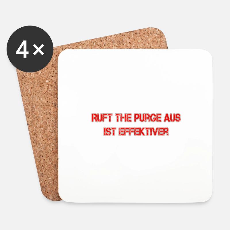 Purge - Untersetzer (4er-Set) - Weiß