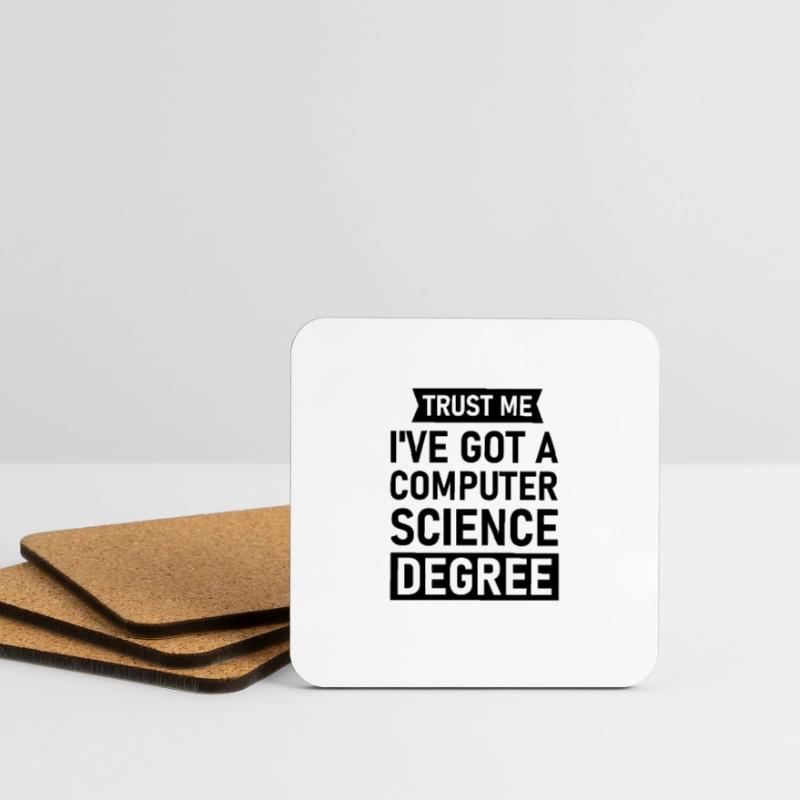 Programmer Gift Computer Scientist Student Nerd Coasters (set of 4)